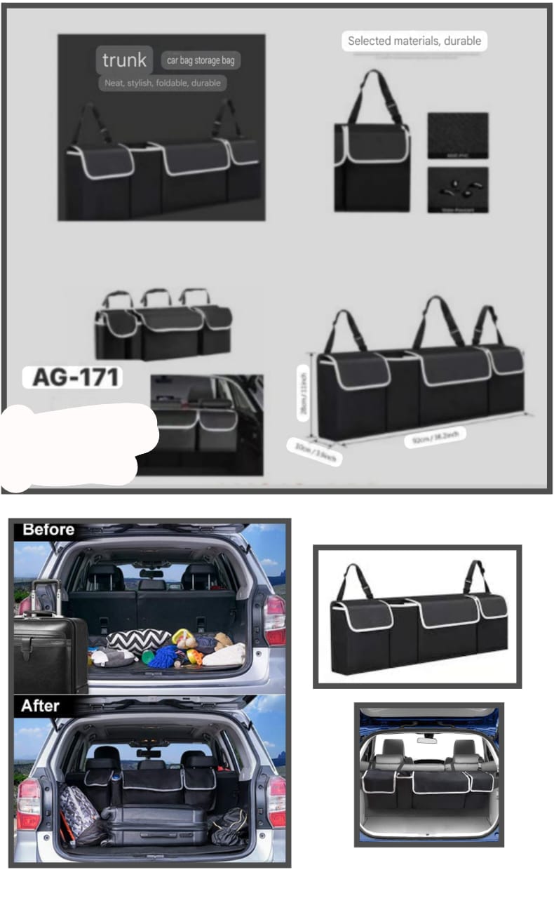 Trunk organizer bags