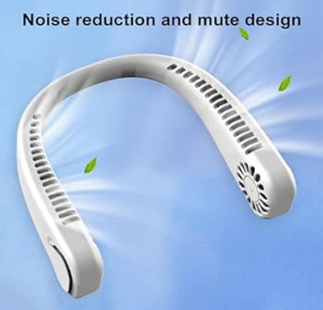 Vaneless hanging neck fan