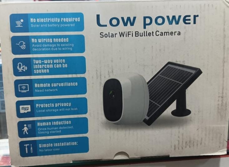 Low Power Solar Wi-Fi Bullet Camera