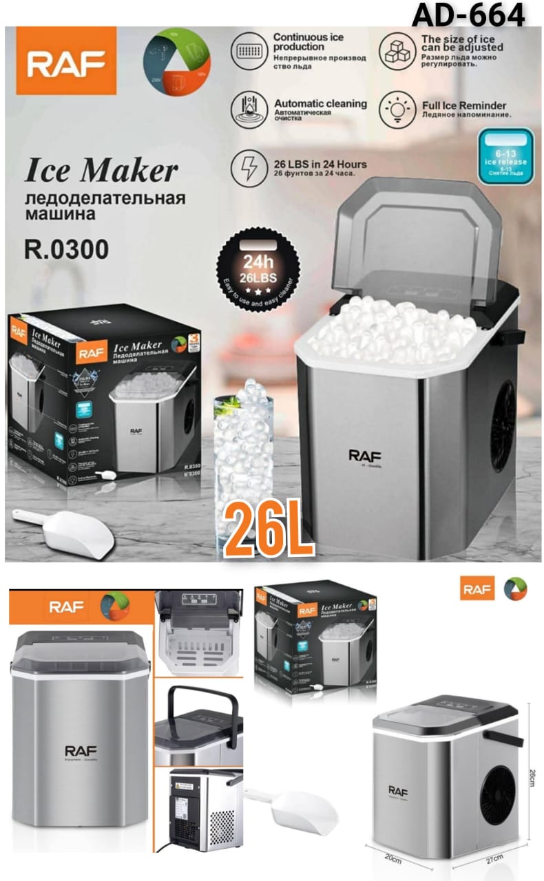 RAF 26L Automatic Ice Maker