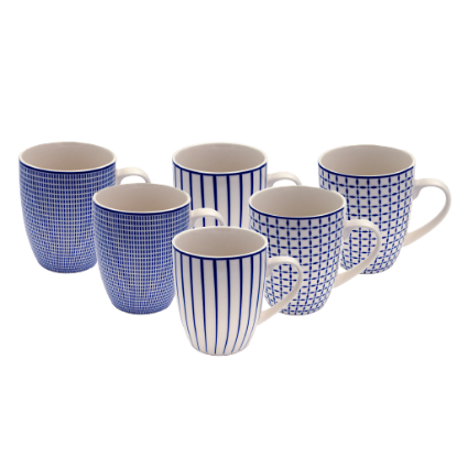 (6) Sky Coffee Mugs – 300ml