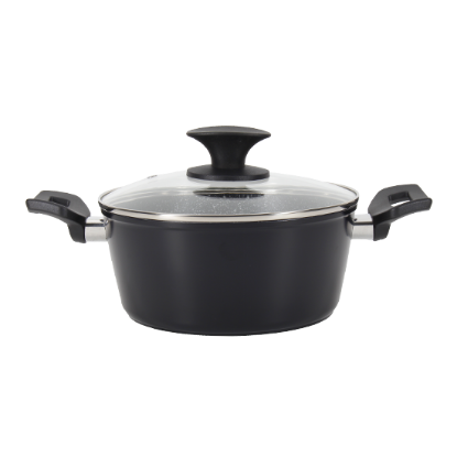 20cm Forged Aluminium  Casserole With Lid 2.4Lt