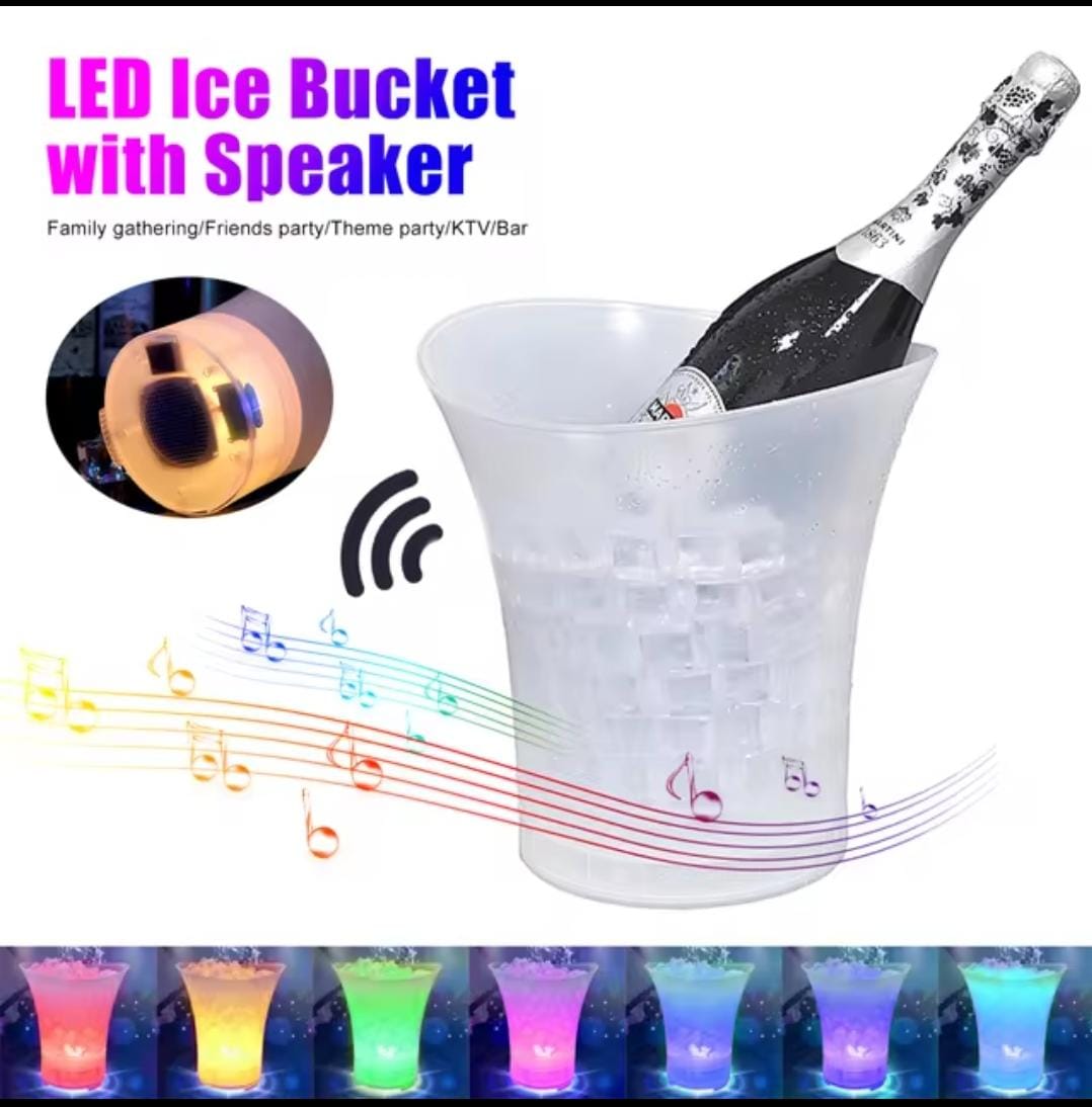 LED Ice Bucket With Speaker