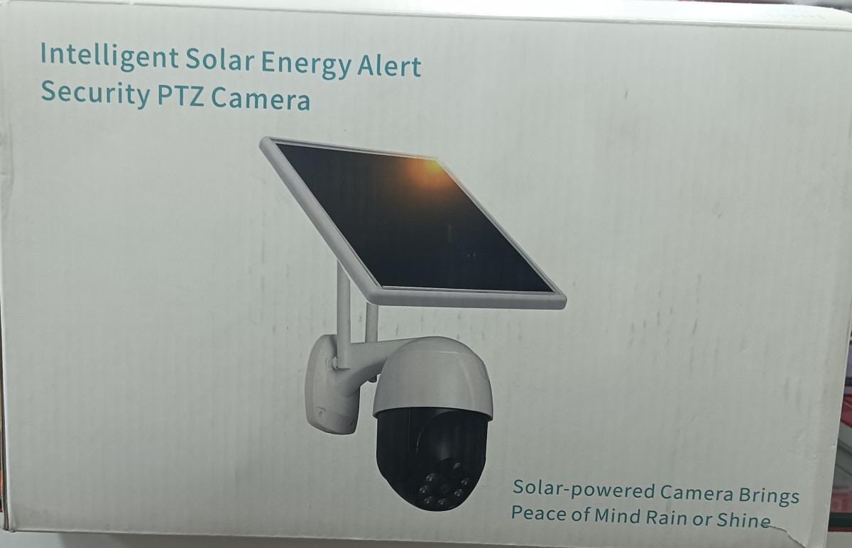 Intelligent Solar Energy Alert Security PTZ Camera