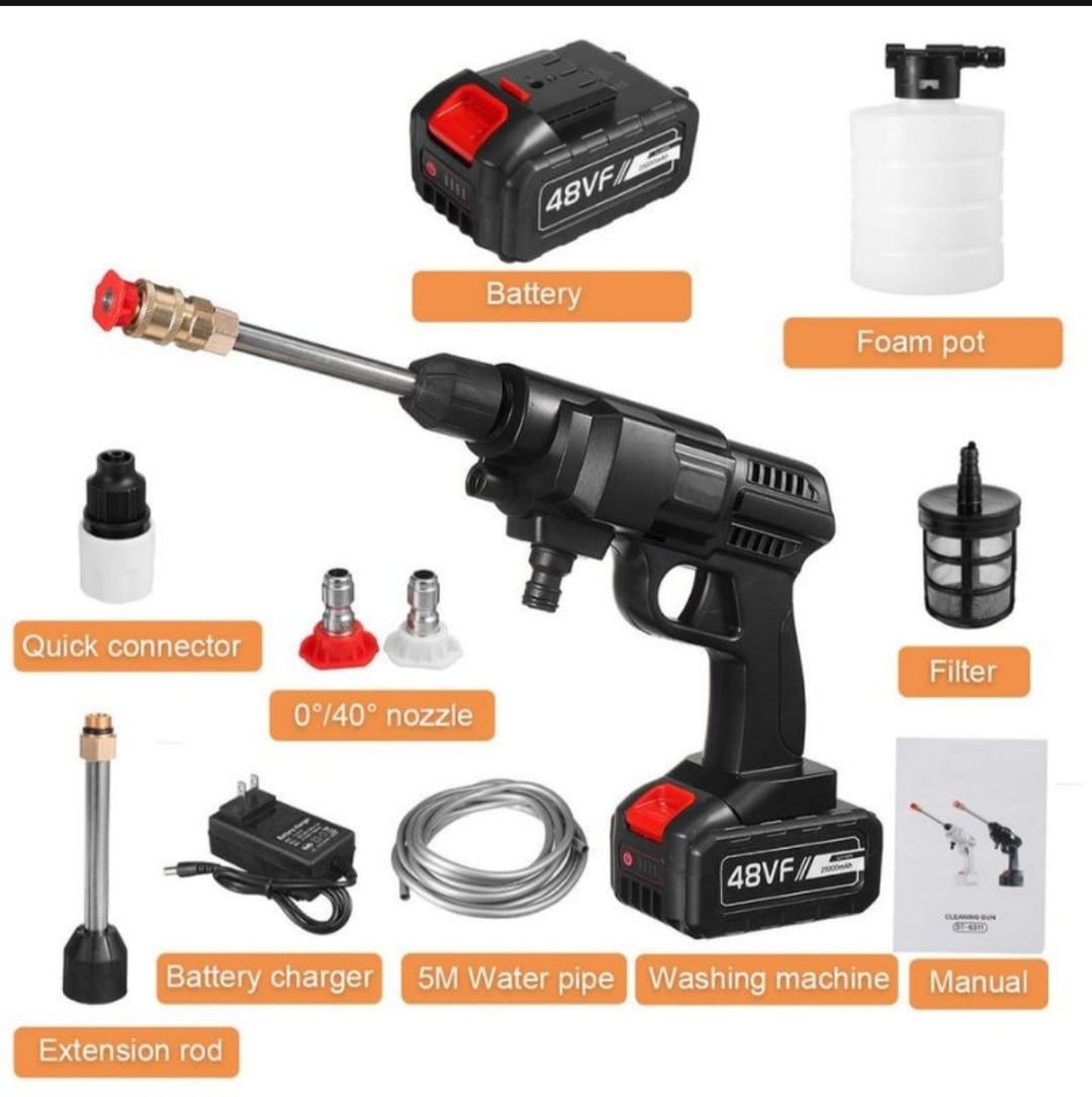 48v High Pressure Cleaning Gun